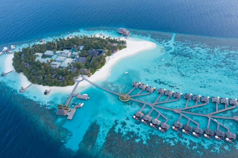 aerial view of beach